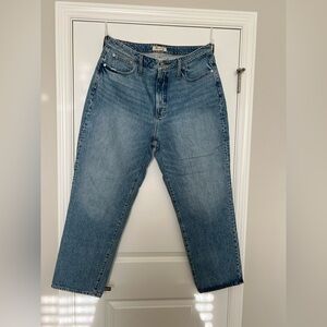 Madewell Curvy Perfect Vintage Straight Denim Jean